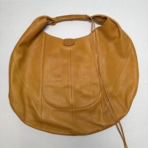 Hobo International Eclipse Leather Shoulder‎ Bag Boho Handbag Brown
